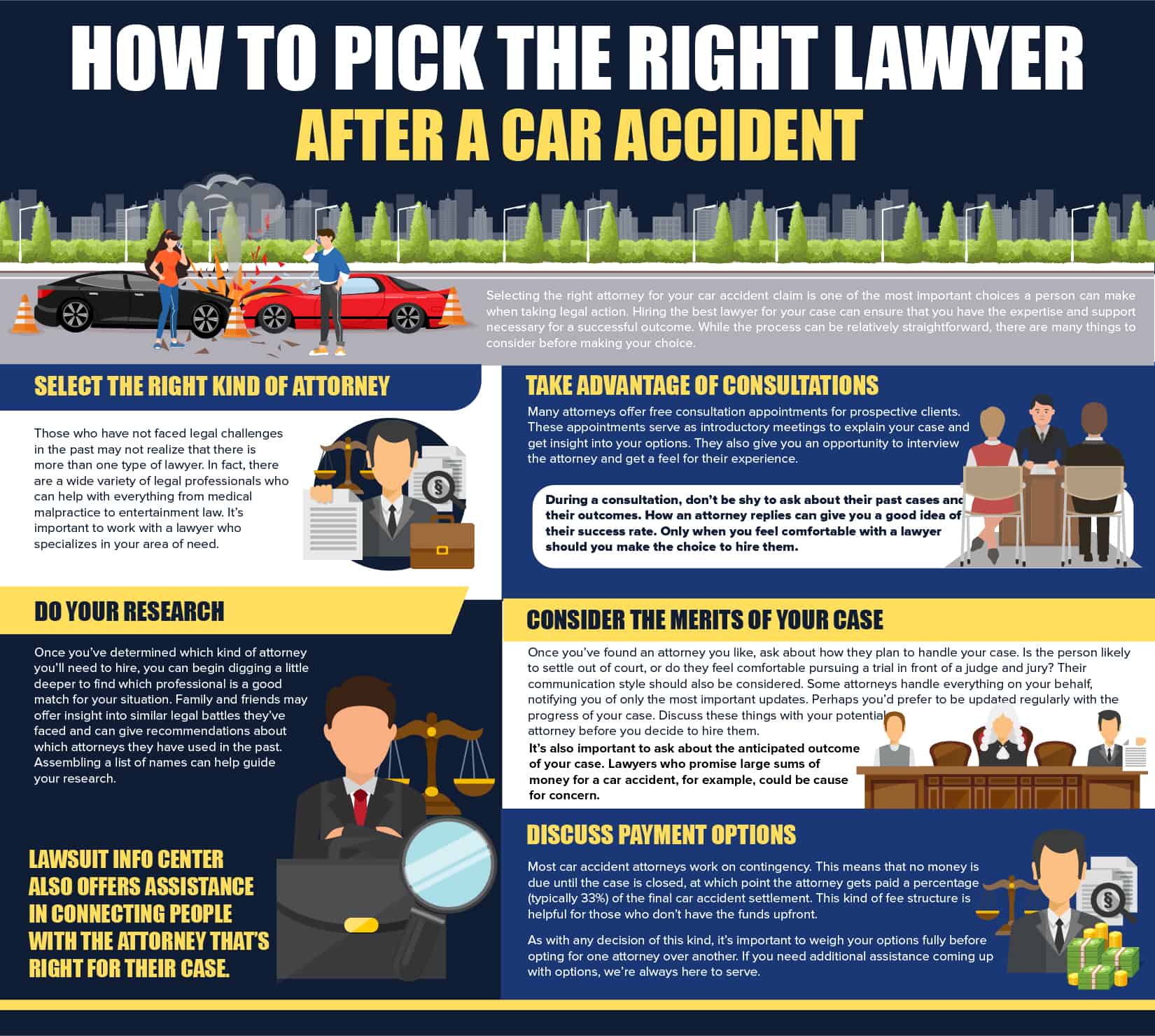 Lawyer car accident settlement